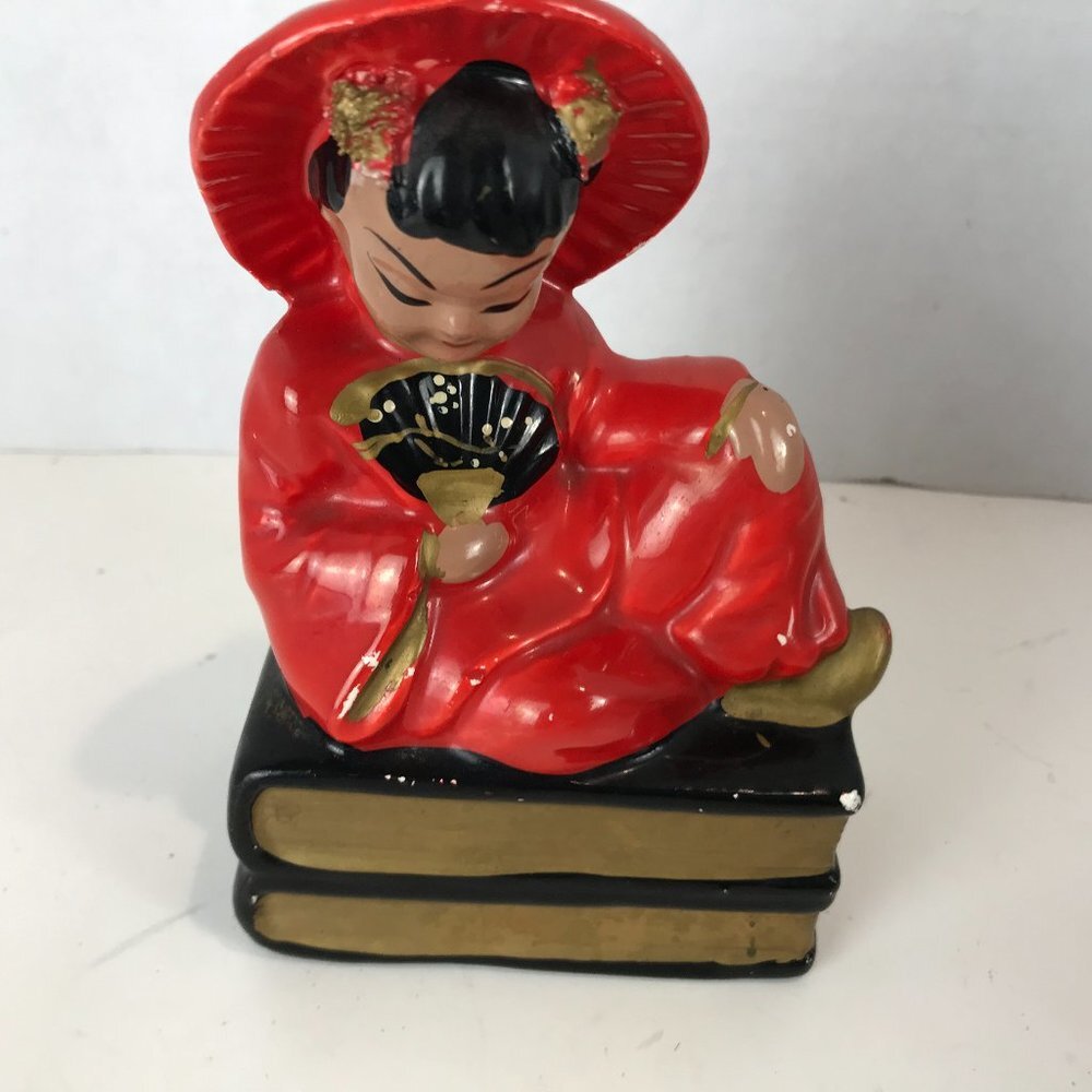 Ceramic MCM Asian Figurine
